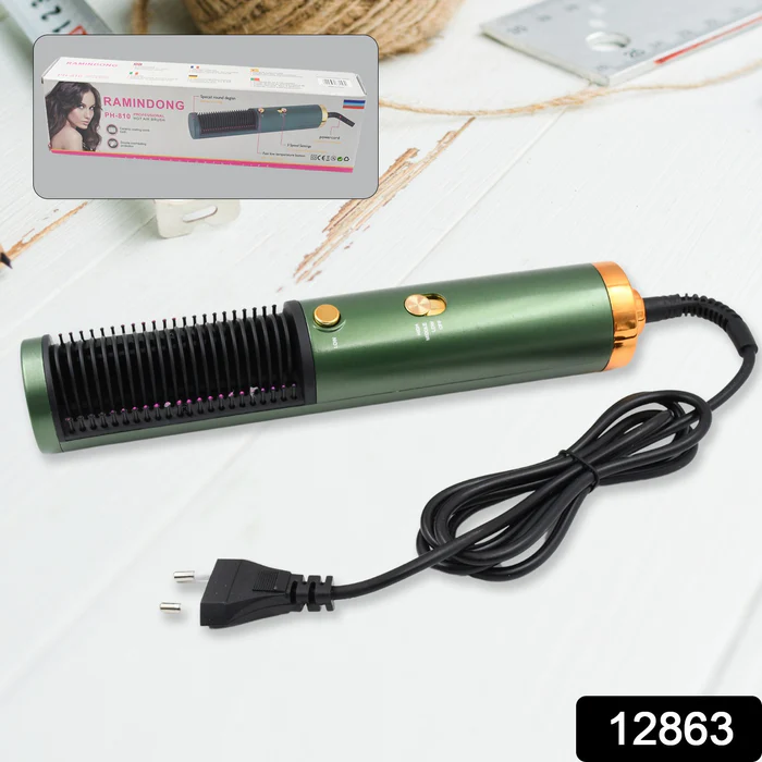 Hair Straightener Comb Anti-Scald Hot Comb with Negative Ion 3 Temperature Settings 1200W