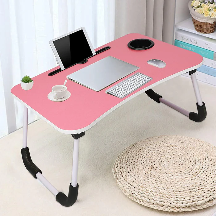 Multi-Purpose Laptop Desk for Study and Reading with Foldable Non-Slip Legs Reading Table Tray, Laptop Table, Laptop Stands, Laptop Desk, Foldable Study Laptop Table